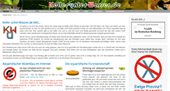 Desktop Screenshot of keller-unter-wasser.de