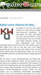 Mobile Screenshot of keller-unter-wasser.de