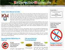 Tablet Screenshot of keller-unter-wasser.de